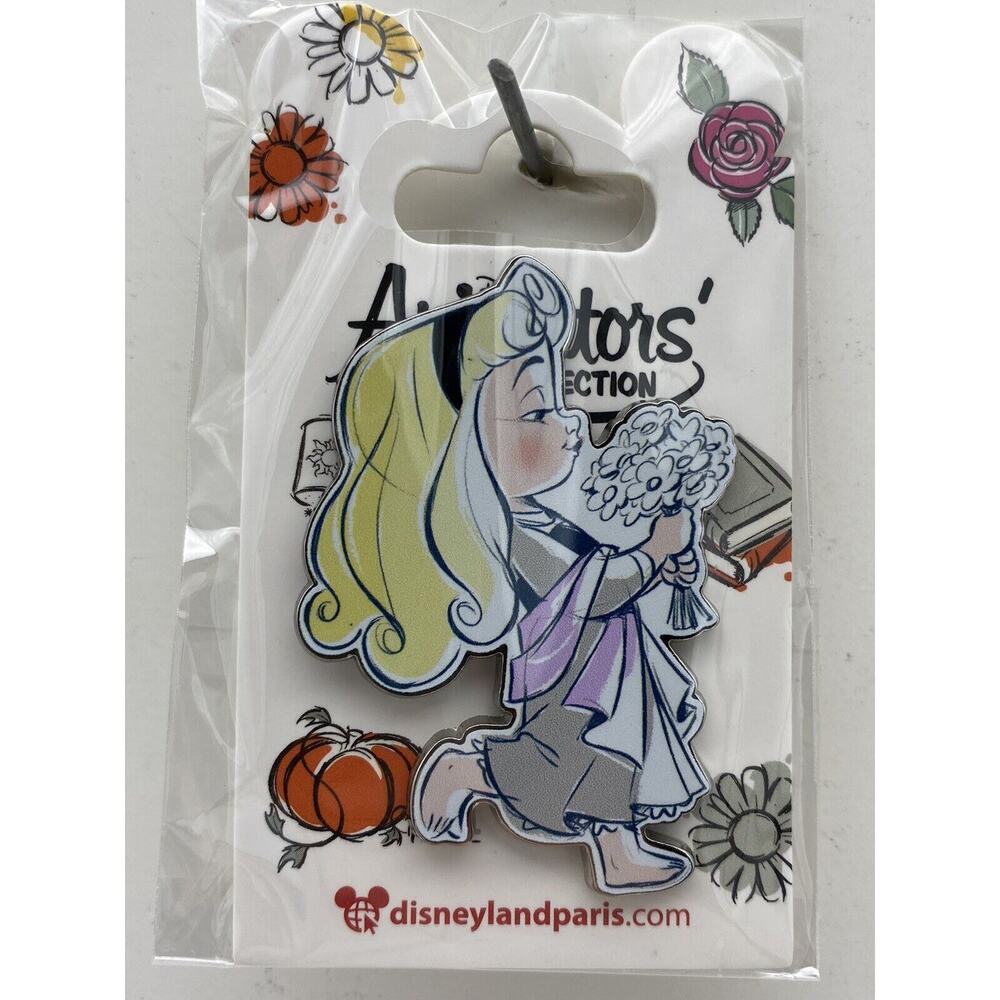 Disney Paris Pin Briar Rose Walking Animators Sleeping Beauty Disneyland Parks